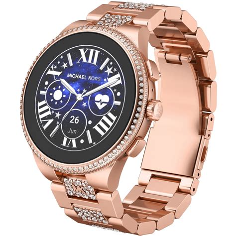 michael kors dames horloge roze|michael kors horloge smartwatch.